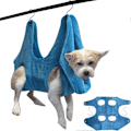 Miniatyrbild 1 av 5: Hängmatta för husdjur Hund Katt Grooming Hängmatta Fästväskor Bekväm användning vid bad Tvättning Badning Nageltrimning blue S