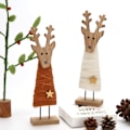 Miniatyrbild 1 av 4: Julgransdekorationer i ullfilt och trä - Juldekoration