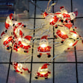 Miniatyrbillede 1 af 2: Juletræ LED snemand lysstreng festdekoration E 2M E