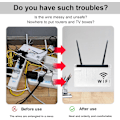 Miniatyrbillede 3 af 6: WiFi Router Opbevaringsboks, Væghængt WiFi Opbevaringsboks, Router Opbevaringsshelf, Opbevaringsbokse Shelf til Soveværelse Stue