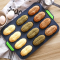 Miniatyrbillede 4 af 5: Mini Baguette Form, Non-stick Perforeret Bageform