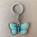 Miniatyrbillede 5 af 5: Nøglering til Piger Kvinder Butterfly Nøglering Krystal Butterfly Vedhæng Nøglering Nøglering Charm Bil Taske Tegnebog Hængende Green