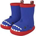 Pikkukuva 1 / 6: 1 kpl Vauvan Sadekumit Lapset Tytöt Wellies Ihanat Kuviot Pojat Wellies EVA Liukumaton Vedenpitävä Vauva Ulkoilukengät Red &Blue 16cm