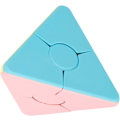 Pikkukuva 1 / 6: Pyramid Speed Cube - ABS-materiaalista valmistettu Pyraminx ilman tarroja | Kannustaa oppimaan taikakuution | Sujuva pyörivä palapeli | Visuaalisesti miellyttävä palapelilelu round beads
