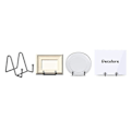 Miniatyrbild 3 av 5: 5-pack Metalliskt Displayställ Svart Järn Staffli för Tallriksställ Tallrikshållare Displayställ för Bild