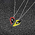 Pikkukuva 5 / 5: Wolverine Deadpool Avaimenperäkaulakoru Miesten Seosriipus Cosplay Avaimenperät Lahja Necklace