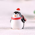 Miniatyrbilde 2 av 4: Desktop Pingvin Ornamenter Leke DIY Mikrolandskap Pingvin Miniatyr Jul