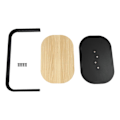 Miniatyrbillede 3 af 5: C-formet Sidebord Fritstående Sofabord Log Black
