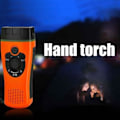 Miniatyrbild 4 av 5: Nödhandvevradio med LED-ficklampa - Bärbar multifunktionell powerbank - Laddningsbar för utomhusbruk