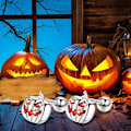 Miniatyrbillede 5 af 6: Græskar Halloween Øreringe, Søde Græskar Stil Øreringe Halloween Smykker, Cubic Zirconia Halloween Stud Øreringe