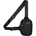 Miniatyrbild 1 av 6: Liten Slingväska för Män Kvinnor, Lätt Vattentät Cross Body Bröstväska Nylon Axelväska med Justerbar Rem för Resor Utomhussporter