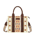 Miniatyrbillede 1 af 5: Wrangler Tote Taske Western Tasker til Kvinder Skuldertaske Boho Aztec Håndtasker NY Warm Yellow S