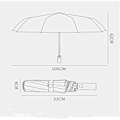 Miniatyrbillede 2 af 3: Unisex parasol solskærm bil bakke paraply ti-ben automatisk parasol foldbar solskærm paraply A