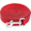 Miniatyrbilde 7 av 8: Ekstra Lang Hundetreningsline, 5m Nylonline for Store, Mellomstore og Små Hunder - Perfekt for Innkallingstrening, Lydighet, Løping, Camping Red