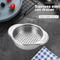 Miniatyrbillede 3 af 8: Rustfrit Stål Si, 8cm Mesh Si med Solid Håndtag, Hårdt Arbejde Dræning Vask Hjem Si til Køkken Mad/Pasta/Grøntsager/Ris/Frugt