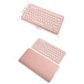 Miniatyrbild 2 av 5: PU Läder Portabelt Tangentbordsfodral Förvaringsväska Dammtät Skyddsväska för Logitech K380 Multi-Device Bluetooth Tangentbord (Rosa)