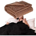 Miniatyrbilde 1 av 4: Loveblanket - Det vanntette teppet Love Blankets for par Vanntett spruteteppe for seng Int Brown 20*28in