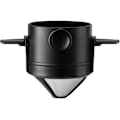 Miniatyrbilde 1 av 6: Bærbar Håndbrygger for 1-2 Kopper, Rustfritt Stål Bærbar Kaffe Filter, Gjenbrukbar Kanne Kaffe Drypper Filter
