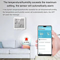 Miniatyrbillede 5 af 5: Smart Wifi Termometer Hygrometer Stemmestyring Trådløs værelse