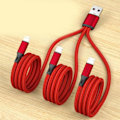 Miniatyrbilde 11 av 11: USB2.0 Type-A Hann til 3 Micro USB Hann Lading Kontakt Lading Kabel Strøm 3 i 1