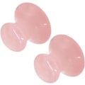 Miniatyrbillede 1 af 8: 2 stk Gua Sha Ansigtsværktøjer, Rosakvarts Svampe Ansigtsmassager Sundheds Jade Stene Svampe Ridser Massagepleje Værktøjer til Kvinder Hjemmespa Pink