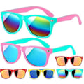 Miniatyrbild 2 av 5: 6-pack Barnsolglasögon med UV-skydd, Pojkar Flickor Solglasögon, Storpack Pool Strand Party Favörer Present
