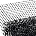 Miniatyrbild 1 av 5: Bilgrill Mesh Aluminium Bil Race Grill Nät Ventil Tuning Hållbar Honeycombs Mesh Grill Enkel Installation för Bil Black hexagon 6 12MM