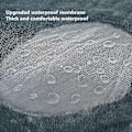 Miniatyrbilde 3 av 4: Loveblanket - Det vanntette teppet Love Blankets for par Vanntett spruteteppe for intimitet i sengen (Svart 40 * 57in) Gray 57*65in