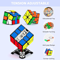 Miniatyrbilde 5 av 6: Rubiks kube Square 1 Speed Black Cube, Svinger jevnt Peri har nok friksjon til å holde lagene på plass