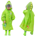 Pikkukuva 1 / 4: Sateenkaariponcho Lapsille, Taaperon Poncho Huppulla, Vedenpitävä Sadetakki, 3D Piirretty Lasten Sadeasu Tytöille ja Pojille
