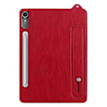 Pikkukuva 4 / 5: Lenovo Tab P12 -kotelo kädenhihnan ja telineen kanssa - Nahkainen tabletin suojakotelo - Punainen Multicolor Red