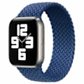 Miniatyrbillede 1 af 5: Apple Watch Kompatibel ARMBÅND Elastisk BLÅ 42/44/45 mm Blå S