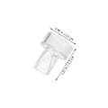 Pikkukuva 4 / 4: 5 kpl Sähköisen Rintapumpun Osia Tarvikkeita Silikoninen Nokkavaluutit (22mm) Transparent 2.2cm