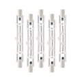 Miniatyrbilde 1 av 5: 5-pakning R7s 118mm 300w 230v, R7s halogen lineær pære, dimbar halogenlampe for konstruksjon Wo Yyds