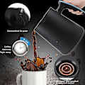 Miniatyrbillede 5 af 5: Automatisk tyrkisk kaffemaskine elektrisk kande AC 220~240v formalet kaffemaskine-yyc Sky Blue
