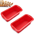 Miniatyrbilde 1 av 4: 2 stk - Bakeform i silikon for brød, rektangulær