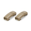 Miniatyrbillede 1 af 4: 2 stk Lazy Magnetiske Metal Snorspænder Snøreløse Snorspænder Knapper Børn Voksne - SNNGV Khaki