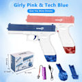 Miniatyrbilde 8 av 9: Elektrisk vannpistol Glock Automatisk Vannblåser Barn Badeleker Strandleker - pink
