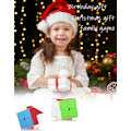 Miniatyrbilde 5 av 7: Speed Magic Cube Stickerless Glatt Magisk Cube 3D Hjernepuslespill Strømpefyll Leke 2x2
