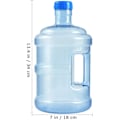 Miniatyrbild 6 av 8: Mineralvattenflaska 5L Vattenflaska Dunk Återanvändbar Portabel Mineralvattenbehållare Hink