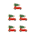 Pikkukuva 3 / 5: 1/2/3/5 Neulanappipaidan Naisten Asusteet Joulu Rintamerkki Lahja Autotyyppi A 5Set Car Type A 5Set