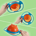 Miniatyrbild 6 av 8: Gyro Bowl Anti Spill Bowl Smooth 360 Degrees Dining Entertaining, Bowl Sets,Toddler Bowls, Non Spill Feeding Toddler, 360 Rotation Gyroscopic Bowl