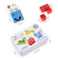 Miniatyrbilde 3 av 3: Ansiktsbytte Rubiks kube (Ansiktsbytte Rubiks kube blikkboks