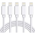 Miniatyrbilde 6 av 7: 5X Lightning USB-kabel for Apple for din iPhone, iPad 1m Hvit