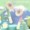 Miniatyrbild 2 av 5: Bubbelmaskin Solrosform Handhållen Med Ljus För Småbarn Utomhus Green