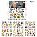 Pikkukuva 2 / 5: Paw Patrol -tatuoinnit, 6 arkkia tatuointeja, vedenpitävät väliaikaiset tatuoinnit lapsille, joululahja lapsille, syntymäpäivälahja, juhlakoristelu