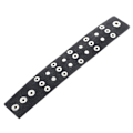 Miniatyrbillede 5 af 5: Metal Læderarmbånd Mænd Med Pigge Besat Sort