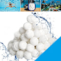 Miniatyrbillede 1 af 5: Pool Filterkugler, 700g Filterkugler til Sandfilter Miljøvenlige Fiberkugler til Dam, Swimmingpool Sandfiltre Media Vand