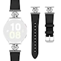 Pikkukuva 1 / 5: Garmin vivoactive 5/Garminactive 5 -kellolle nahkainen ranneke kukkakoristeella, säädettävissä Multicolor Style A