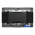Miniatyrbild 6 av 6: Mens Slim Ridge Man Wallets Brand Luxury Aluminum Carbon RFID Metal Bags Case Carteira Masculina Credit Card Holder Green